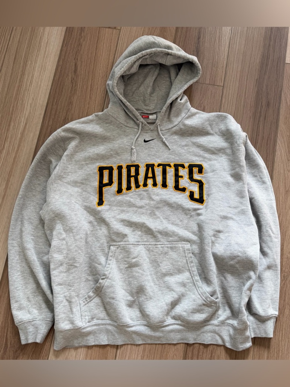 Pittsburgh Pirates Nike y2k Grey Hoodie